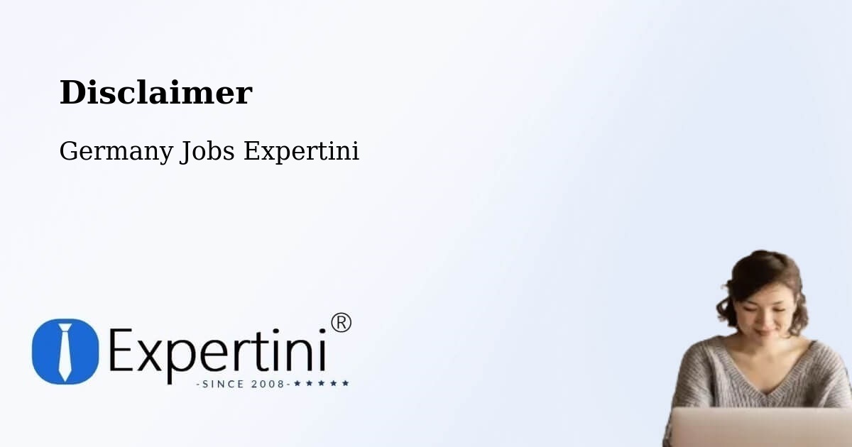 Disclaimer – Wöllstein - Germany Jobs Expertini
